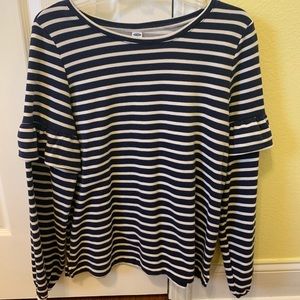 Old Navy Ruffle Sleeve Sweatshirt